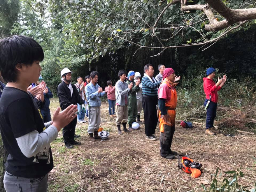 活動報告　④　いよいよ着工　安全祈願